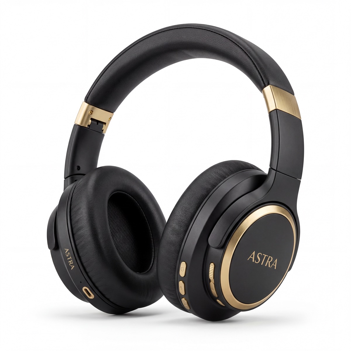 Premium headphones on white background — product photography example