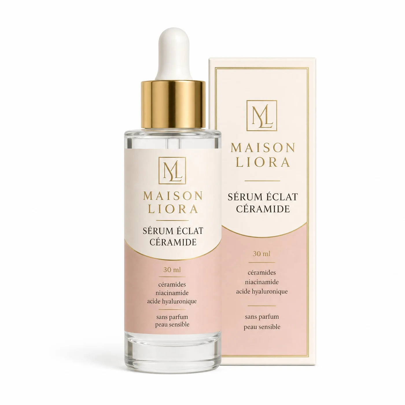 Maison Liora Serum Eclat Ceramide main image generated in ProdVue